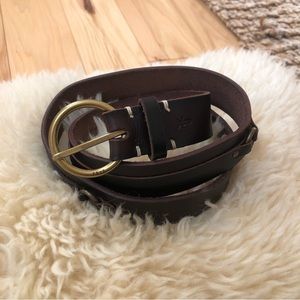 Women’s Frye Brown Leather Belt